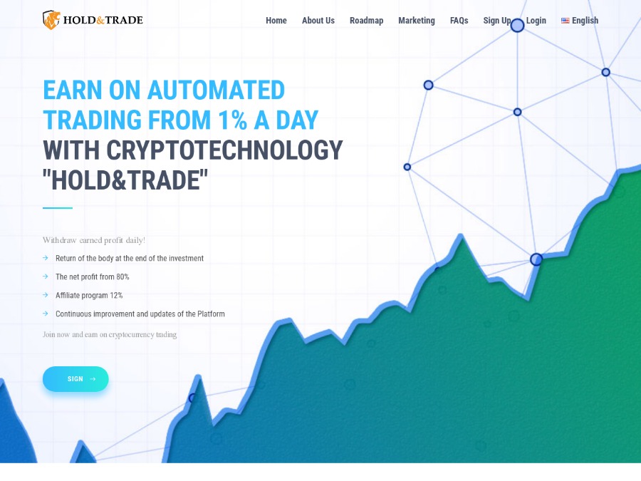 HOLD&TRADE - перспективный HYIP с доходом +1% на 80 дней, депо в конце