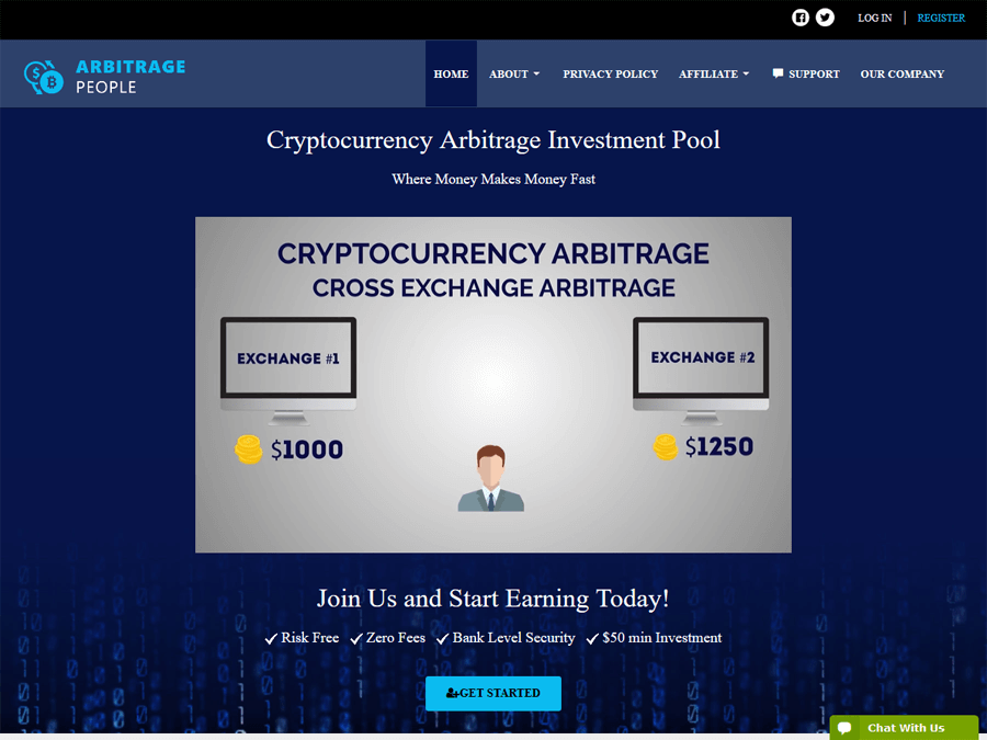 Arbitrage People - интересный битковый хайп с плавающей доходностью, $50