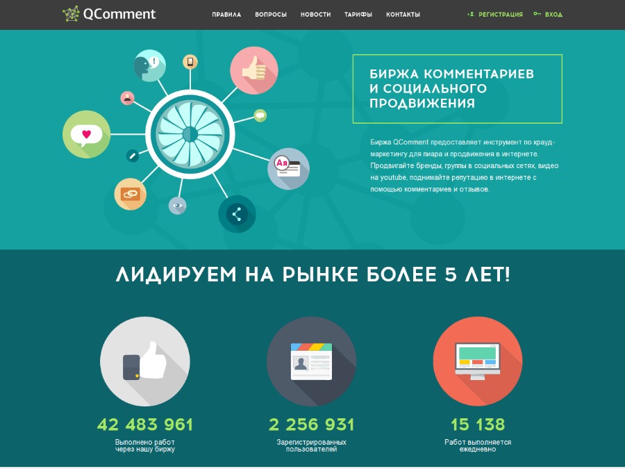 QComment - биржа заданий и комментариев, заработок в интернете с нуля