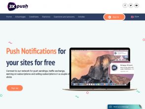 3xpush - 3 способа заработка на push-трафике, push-подписках, пуш-рекламе