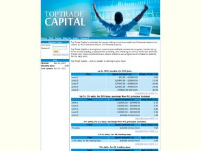 Top Trade Capital - низкодоходные вклады: 2.0% в неделю на 364 дня, от $25