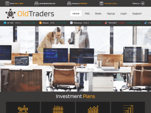 Old Traders - 0.5% в день на 365 дней или 15% в месяц, лимиты: 10 - 500 USD