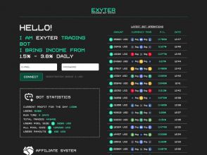 Exyter - Trading Bot - трейдинг-бот 1.5% - 3.8% прибыли в день, +СТРАХОВКА