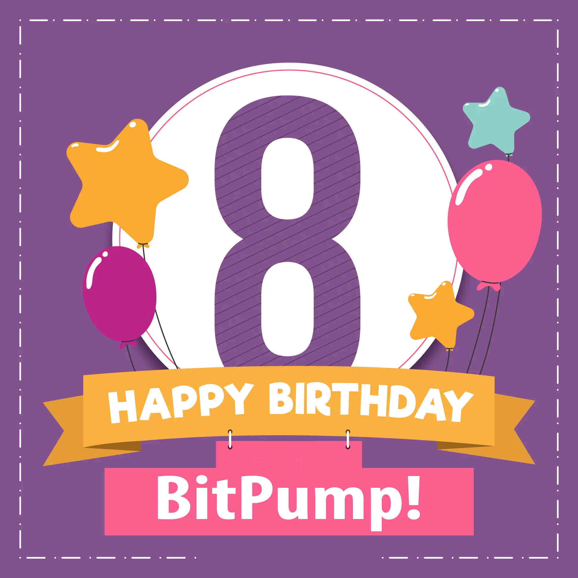 День Рождения блога BitPump.ru - 8 лет стабильной работы - это сильно!